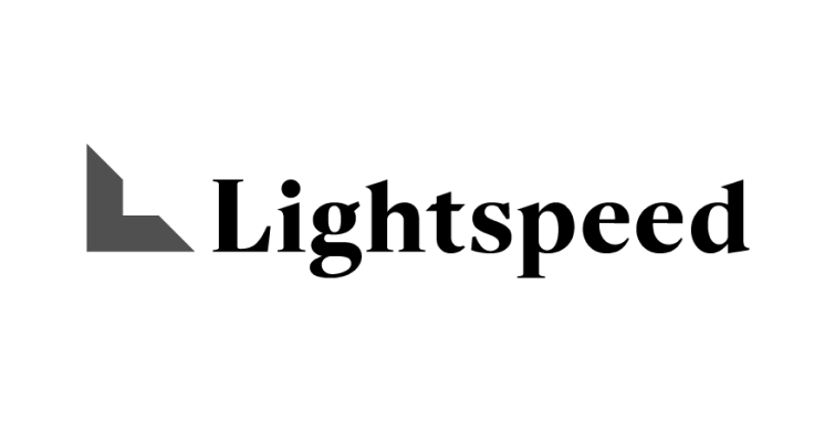 lightspeed venture logo - dark