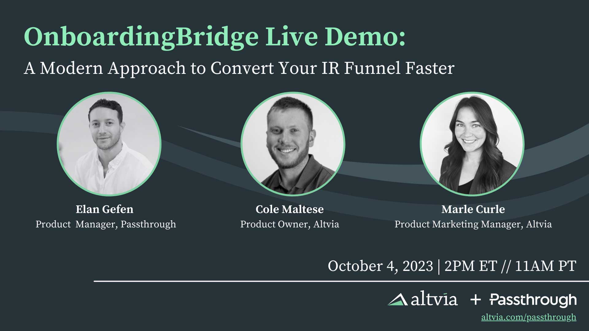 altvia and passthrough onboardingbridge webinar announcement